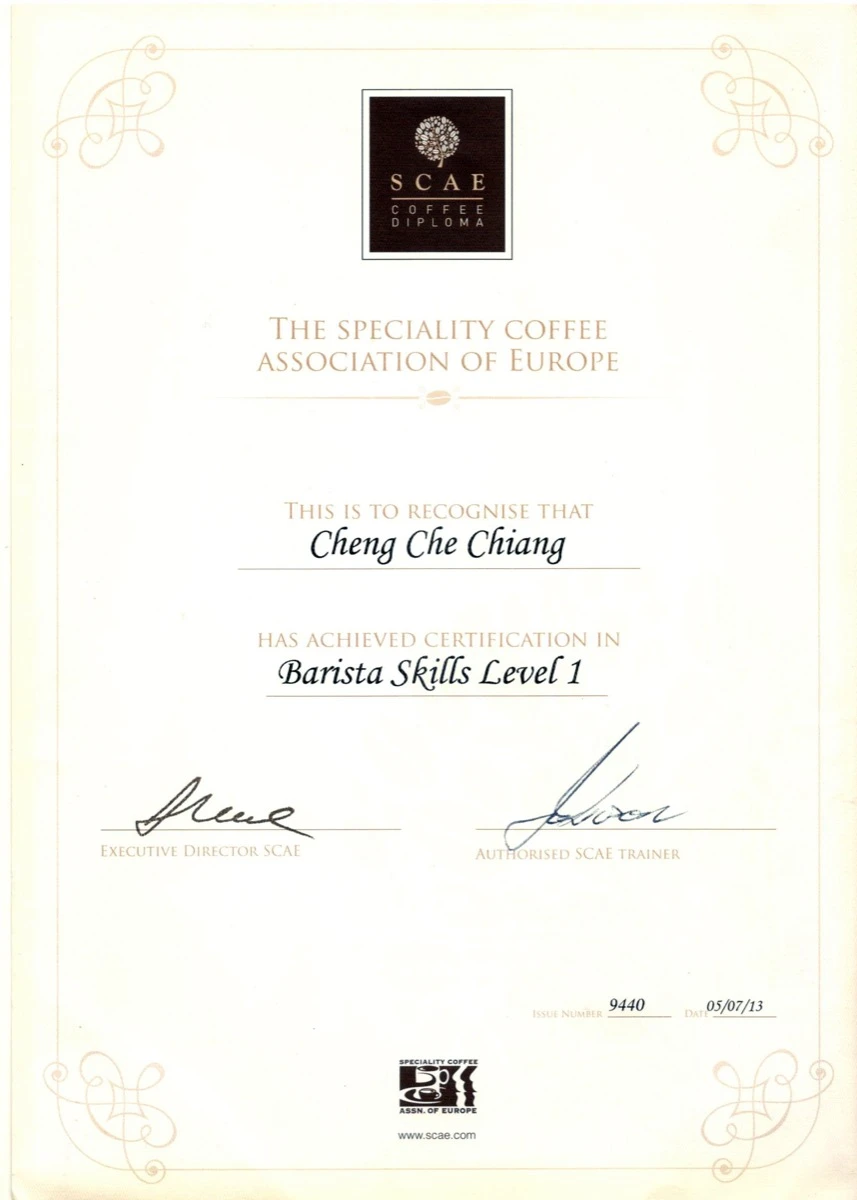 SCAE Barista Lv1