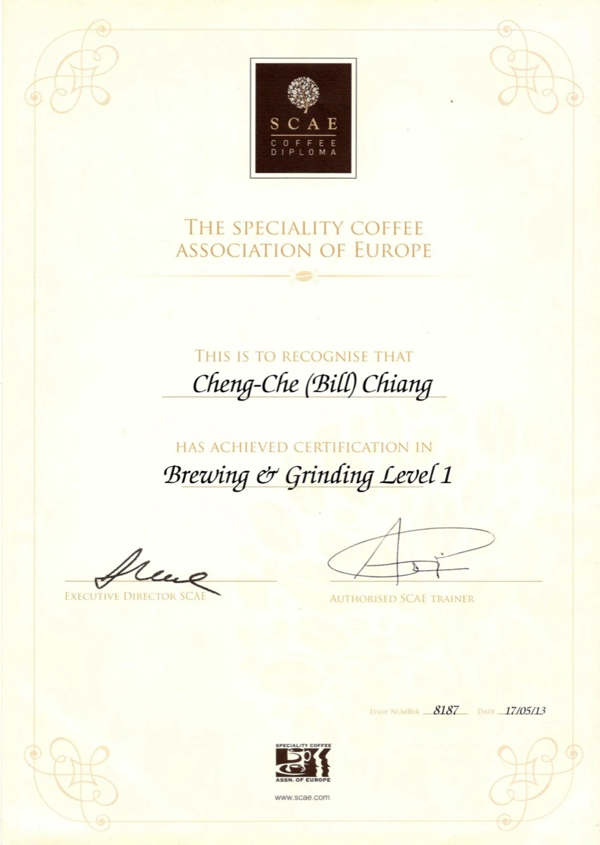 SCAE 沖煮研磨 Lv1
